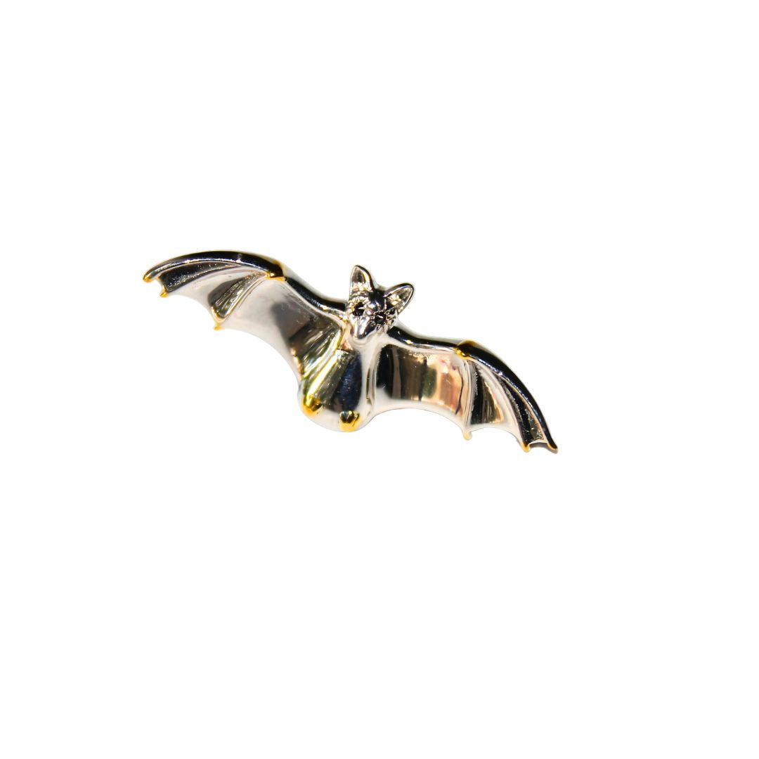 Batty and Clyde Studs, Silver