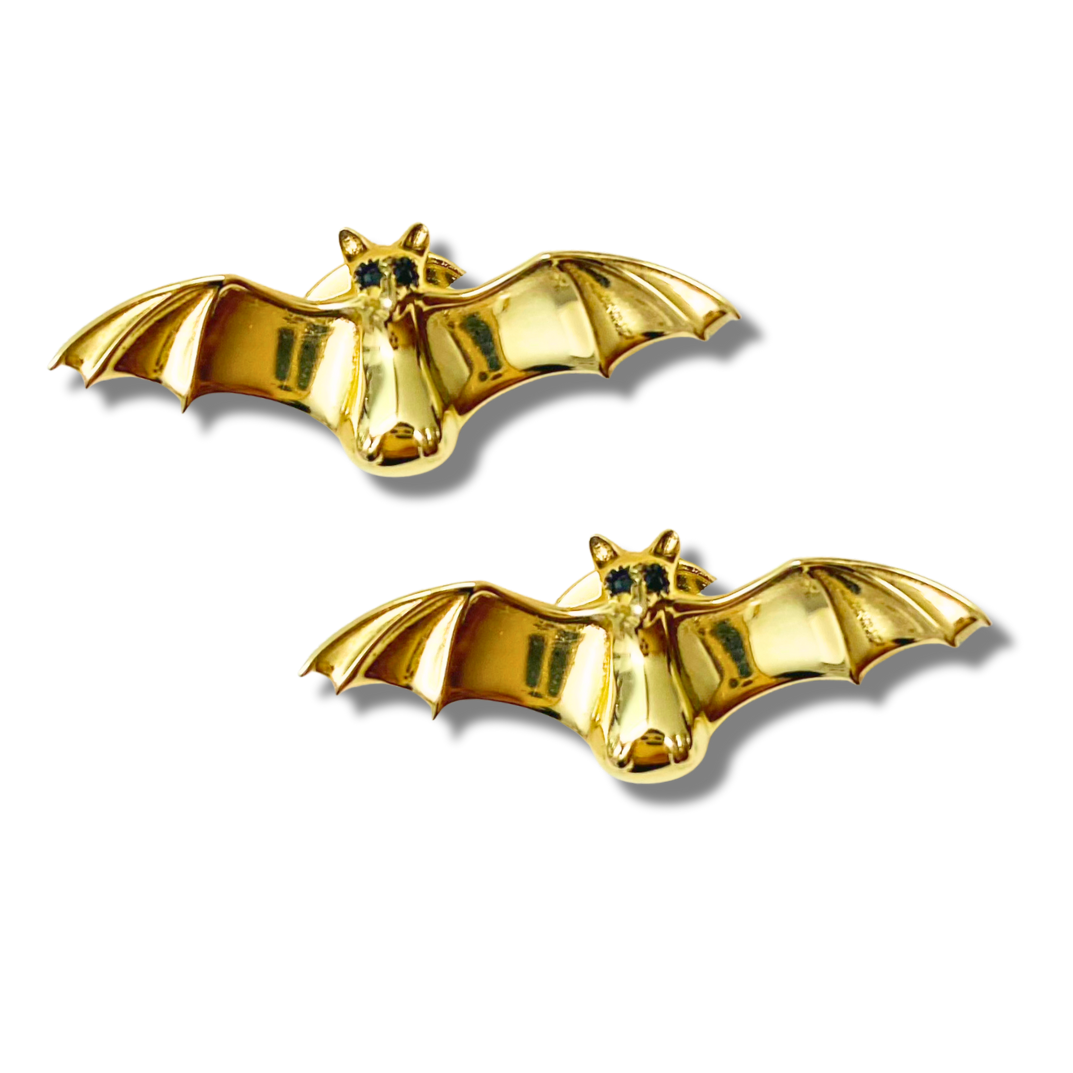 Batty and Clyde Studs, Gold