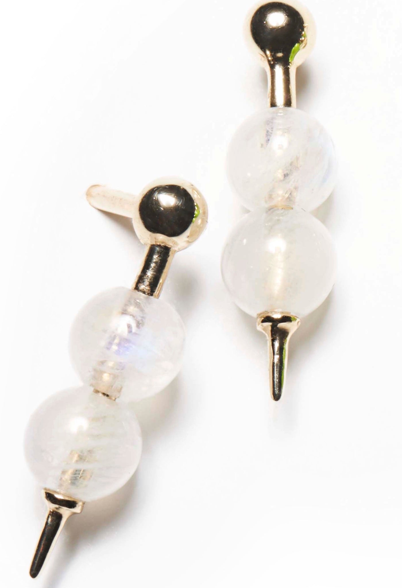 The White Bermuda Studs