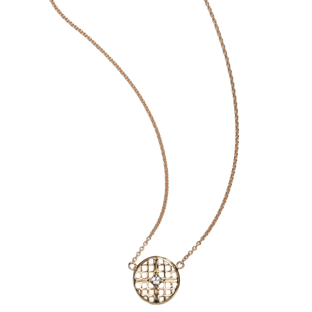 Butter on a Hot Waffle Necklace