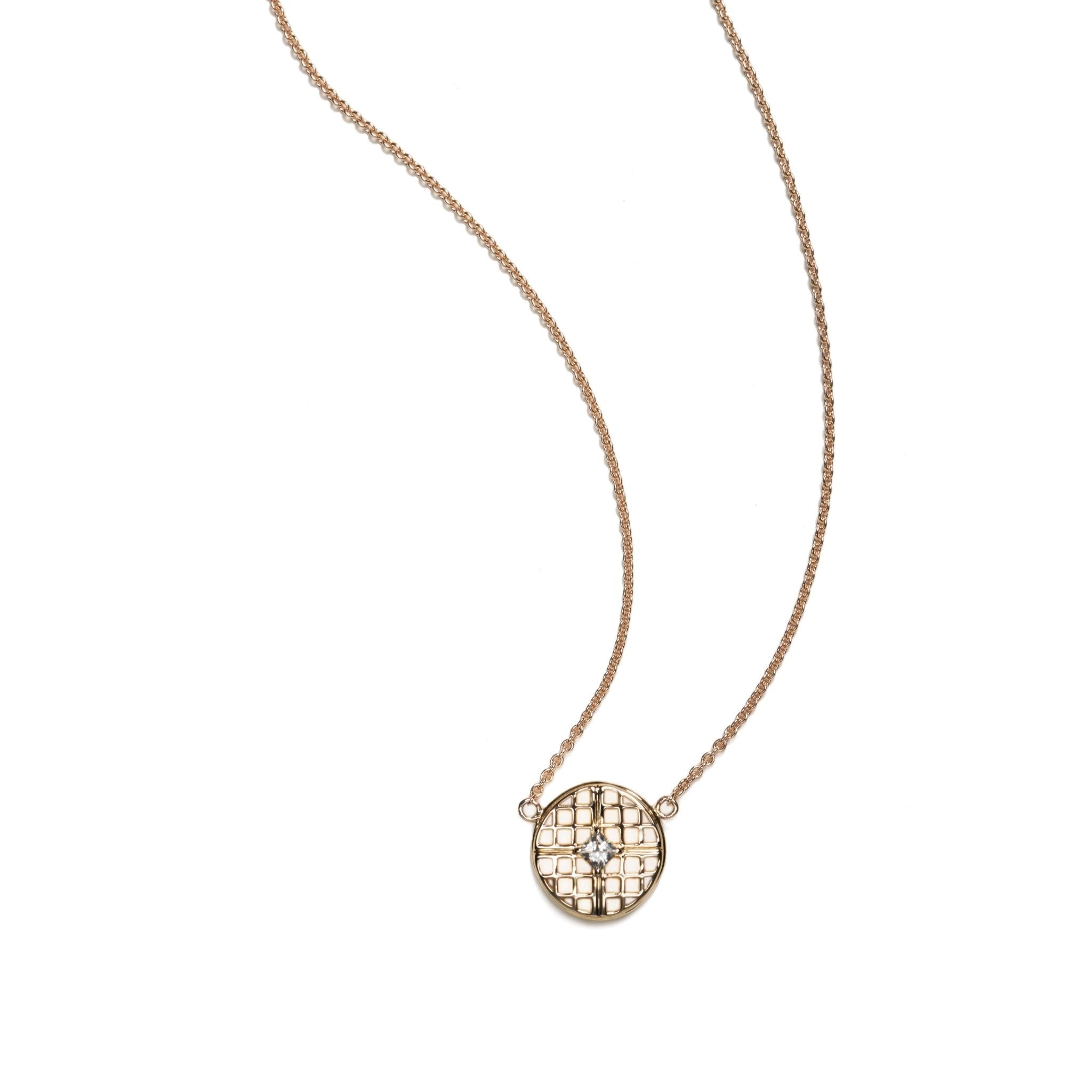 Butter on a Hot Waffle Necklace